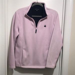 BROOKS BROTHERS Pink Pullover Fleese